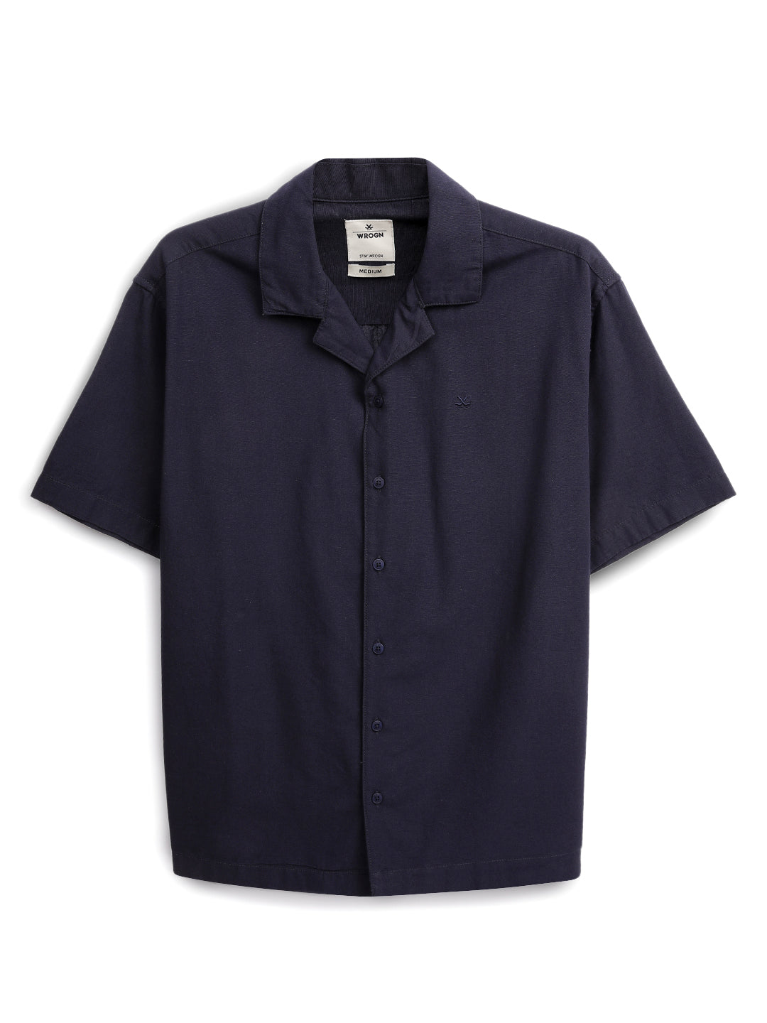 Navy Vision Resort Collar Shirt
