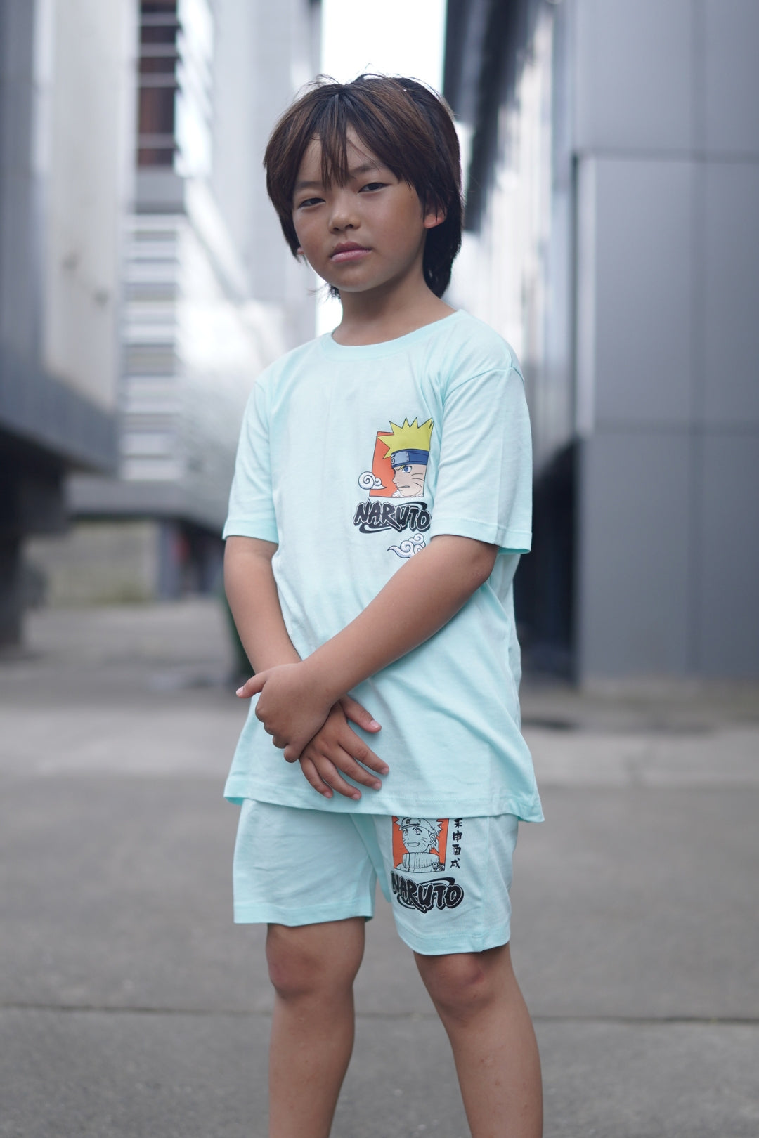 Naruto Classic Blue Short Set