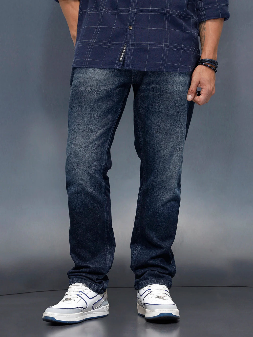 Relaxed Fit Casual Jeans | Blue