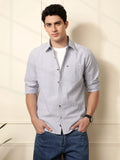 Classic Striped Shirt in Blue