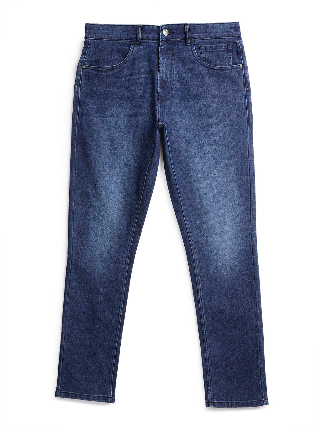 Dark Blue Slide Basic Jeans