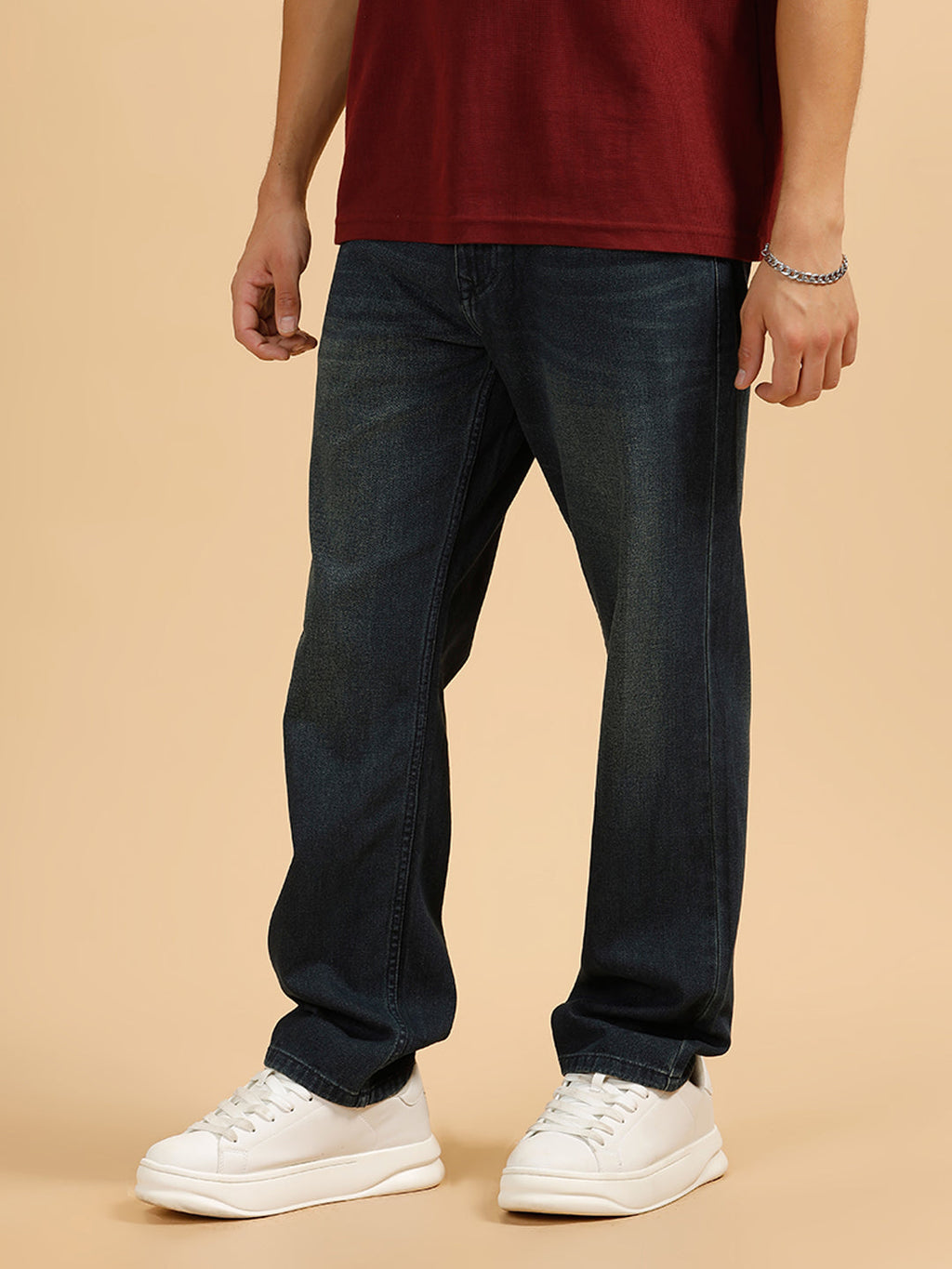 Casual Anti Fit Jeans | Dark Blue
