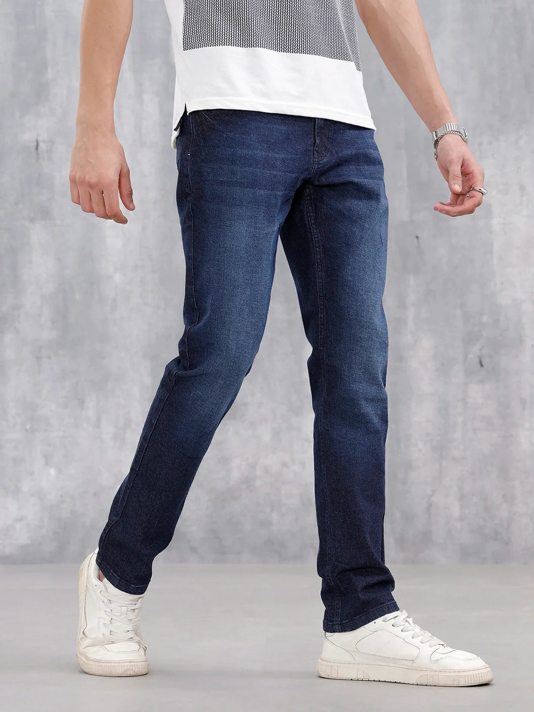 Slim Fit Casual Jeans For Men | Blue