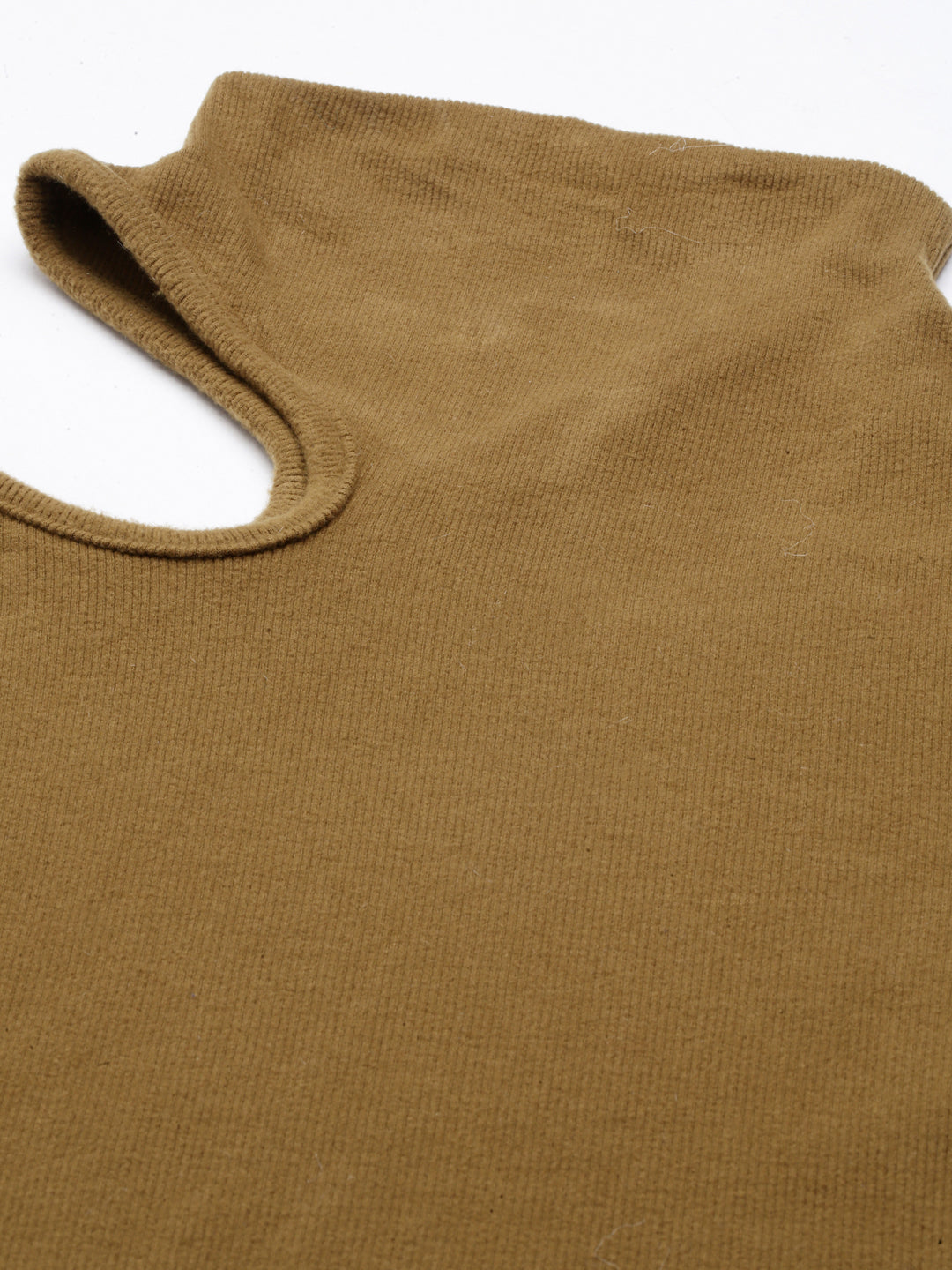 Women's Olive Choker Neck Top