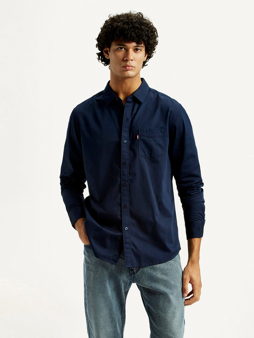 Men's Solid Slim Fit Shirt