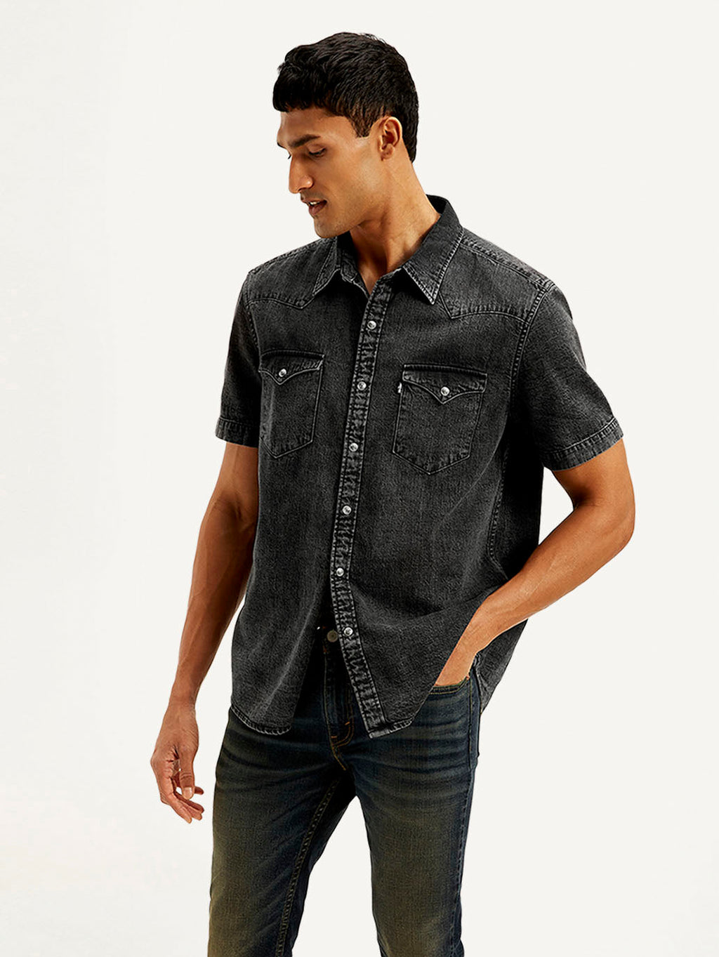 Men's Solid Slim Fit Shirt