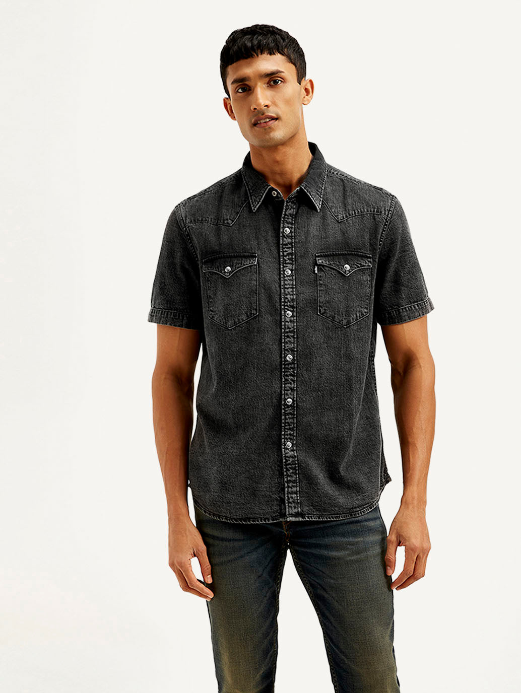 Men's Solid Slim Fit Shirt