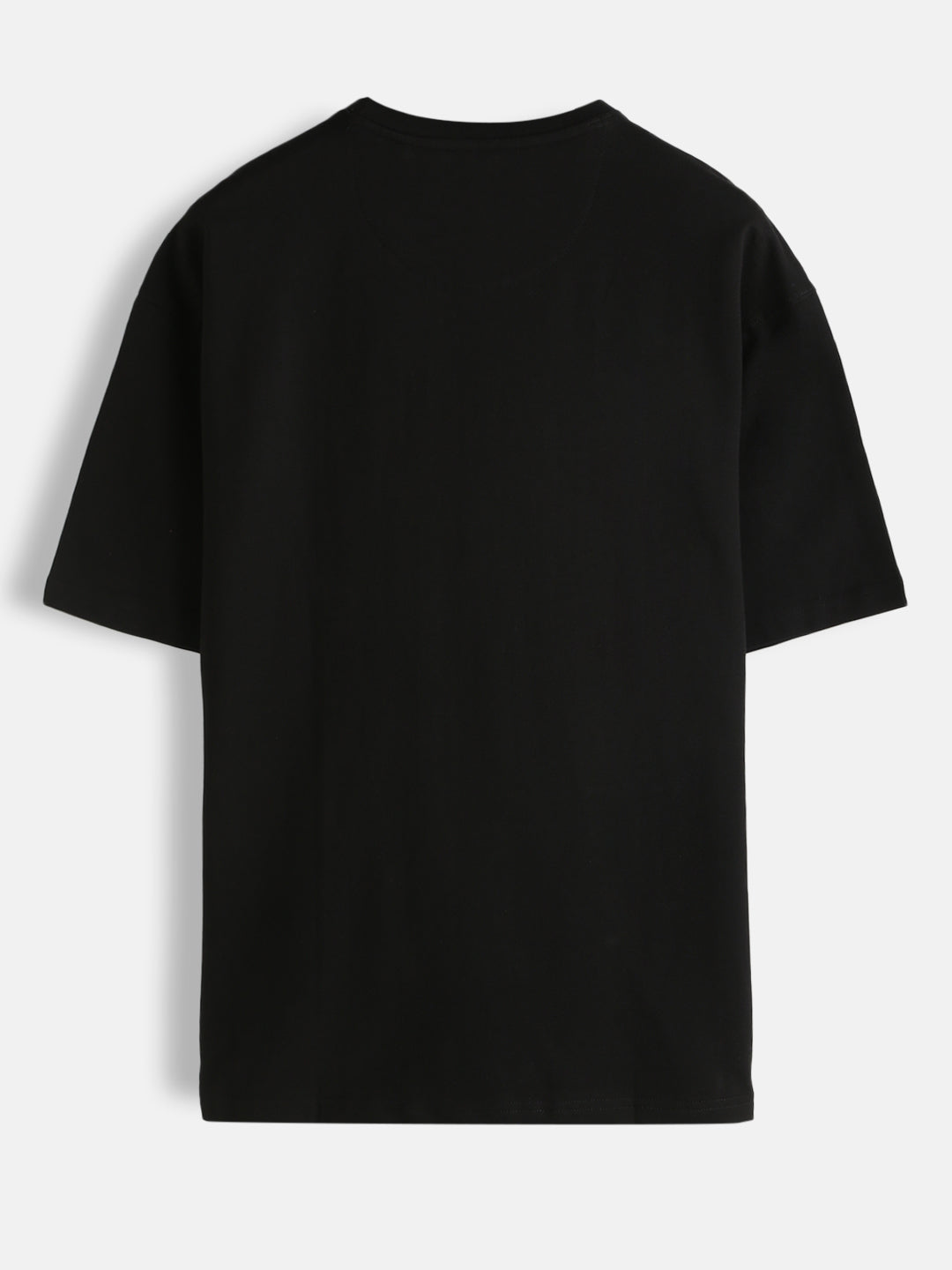Embroidered Oversized T-Shirt | Black