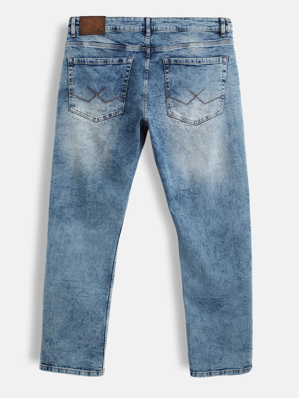 Vintage Washed Anti Fit Jeans | Blue