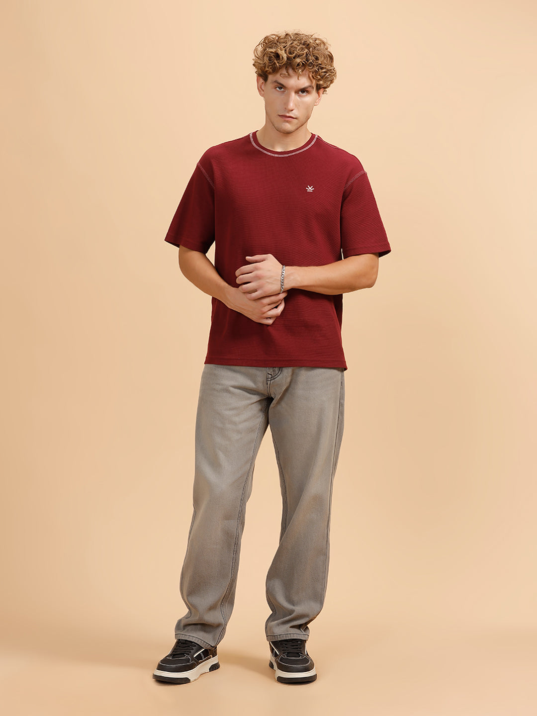 Heavy Fade Anti Fit Jeans | Grey
