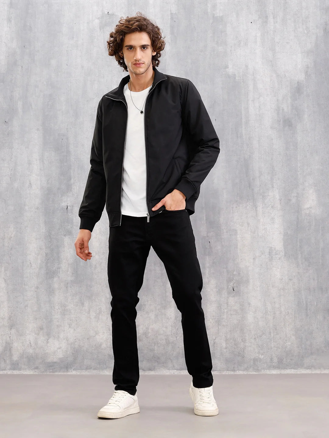Slim Fit Stay Black Jeans  |  Black