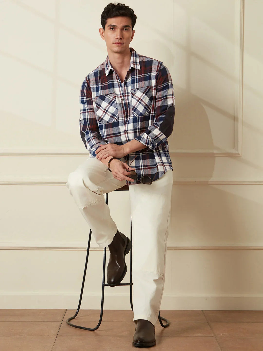 Brushed Flannel Overshirt  | Multicolor