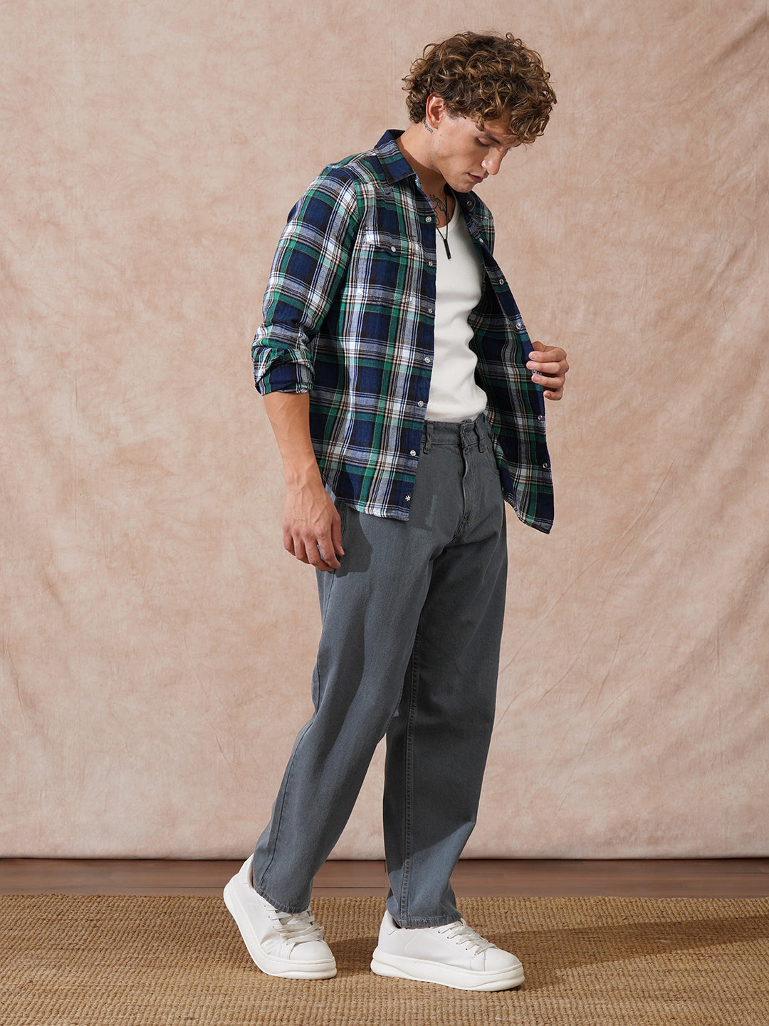Heavy Fade Loose Fit Jeans | Grey