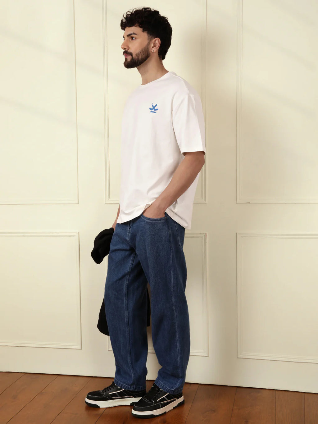 Heavy GSM Printed Picasso T-Shirt | Off White