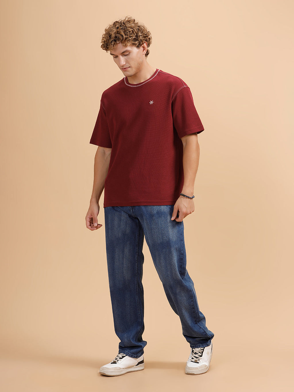Heavy Fade Anti Fit Jeans | Blue