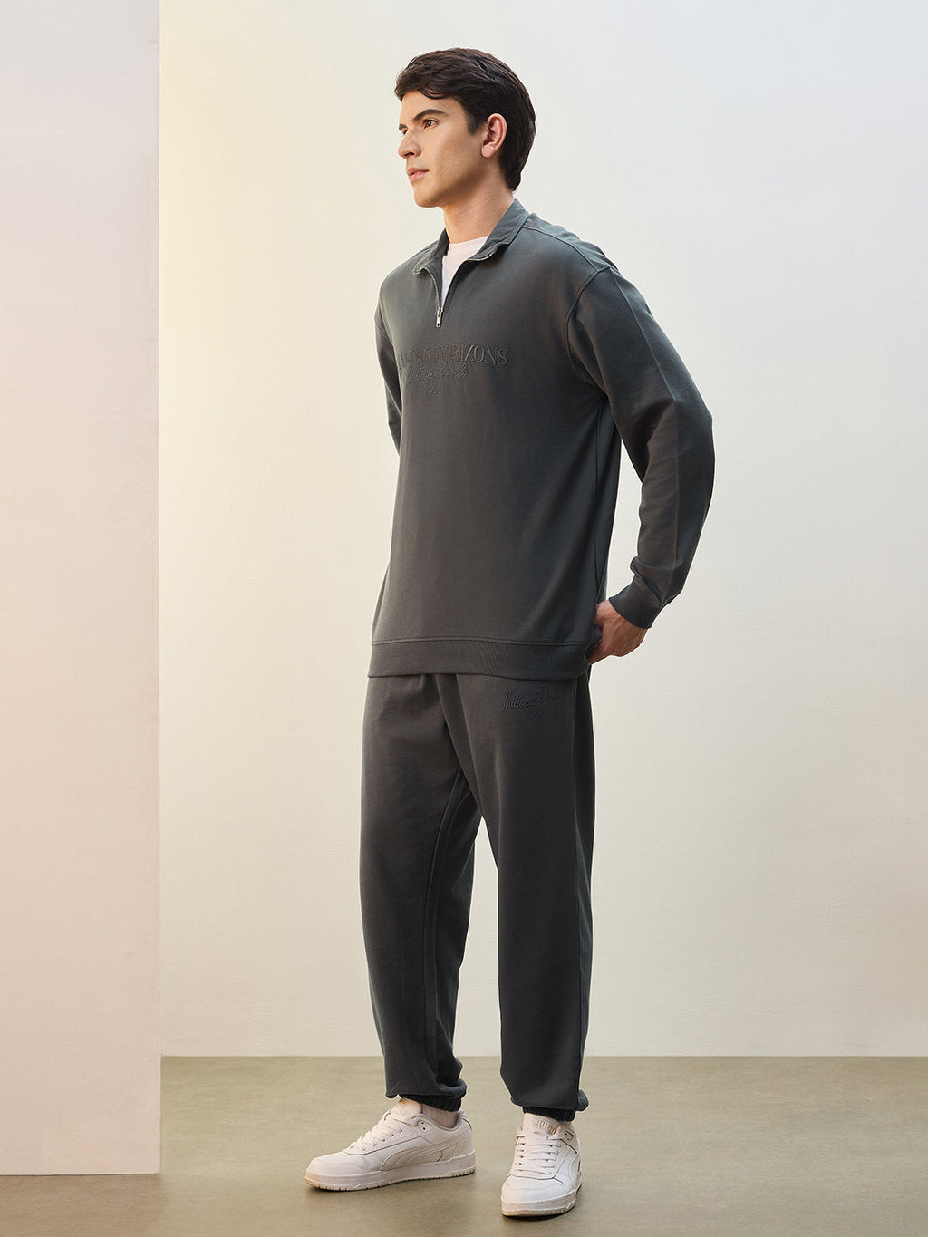 Chasing Horizons High Neck Oversized Co-ord Set