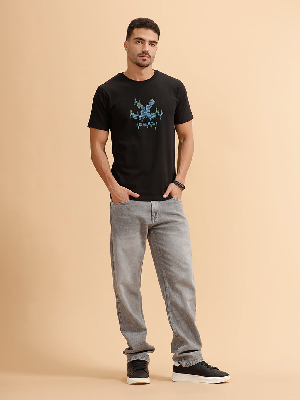 Heavy Fade Anti Fit Jeans | Light Grey
