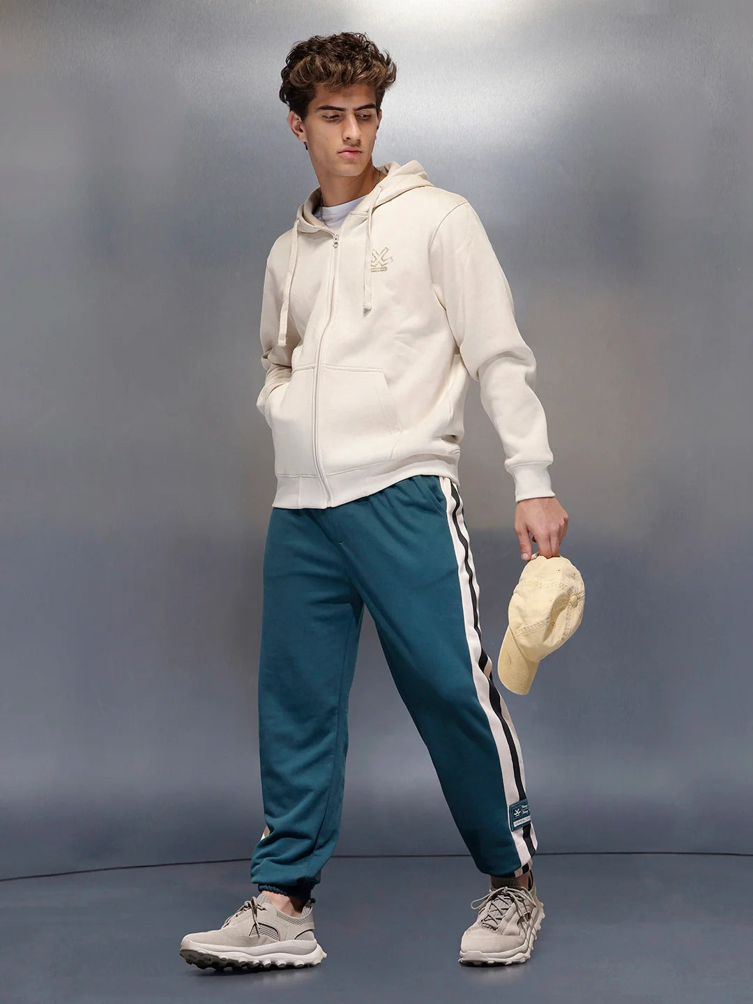 Street Athleisure Stripe Joggers | Green