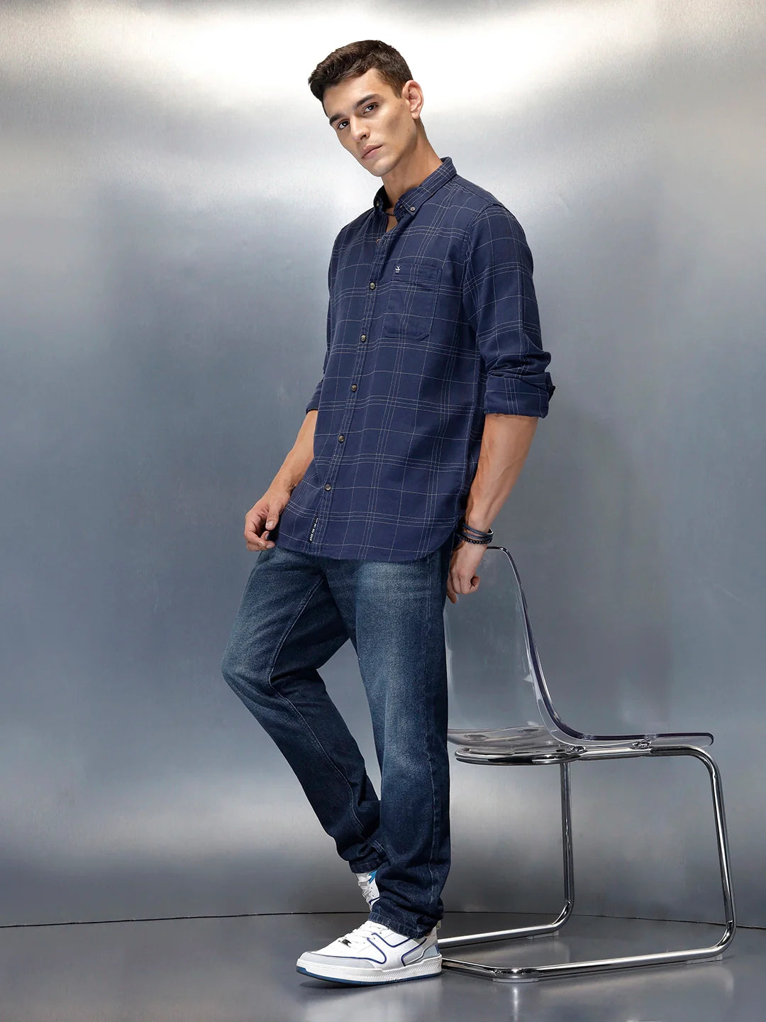 Relaxed Fit Casual Jeans | Blue