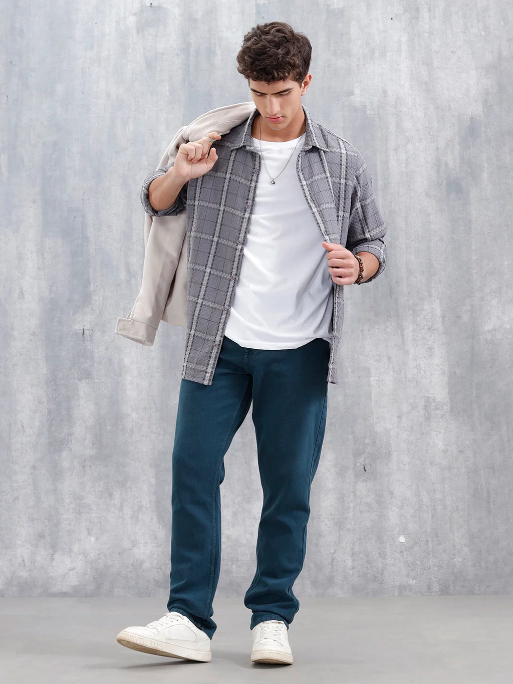Men's Casual Relaxed Fit Jeans | Teal