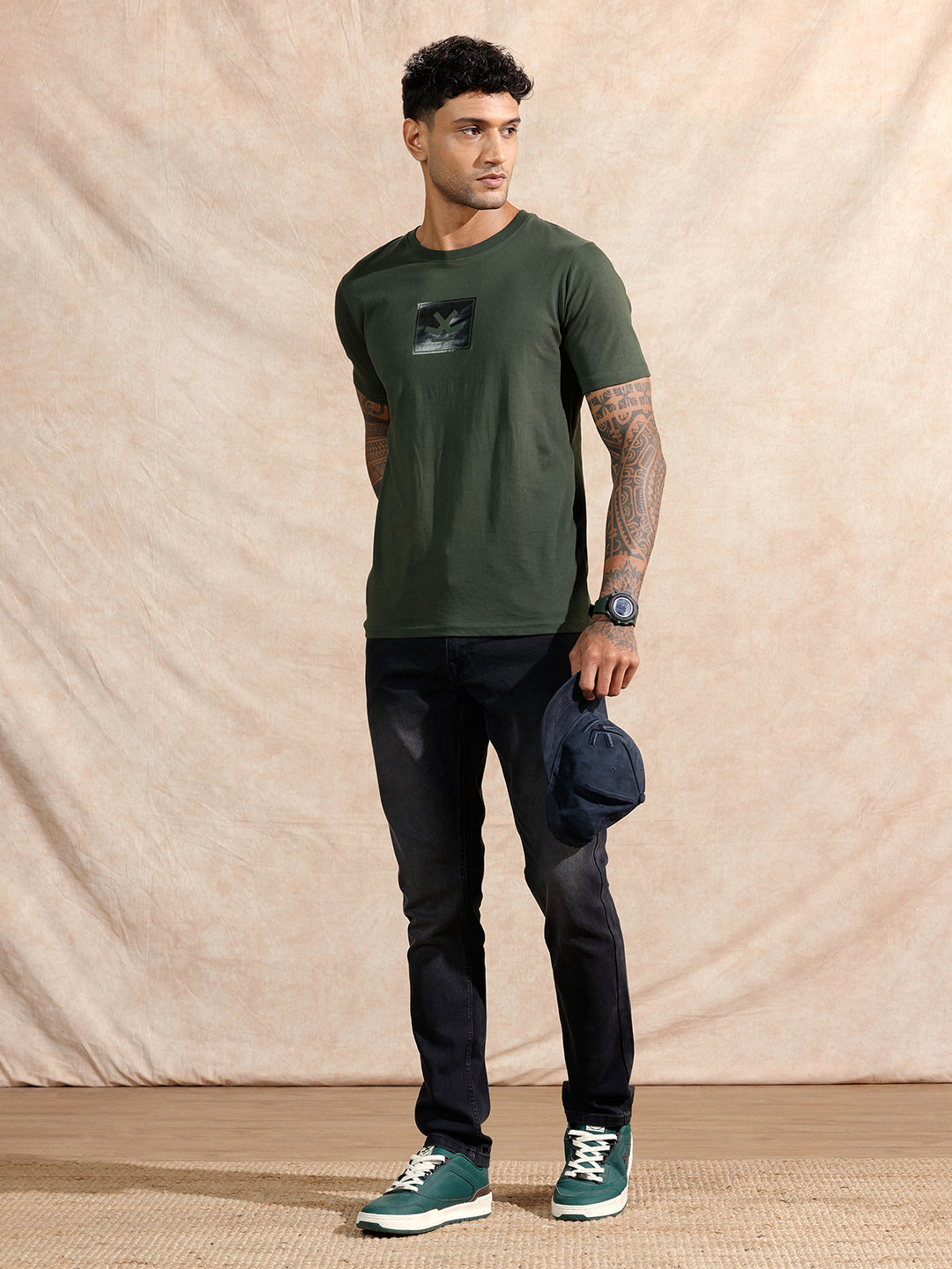 Solid Slim Fit Jeans | Black