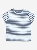 Y&F Kids Navy Striped Cotton-Blend T-Shirt
