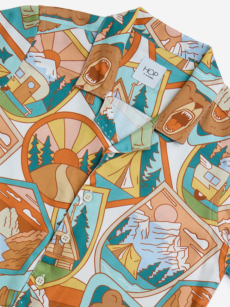 HOP Kids Multicolour Printed Shirt
