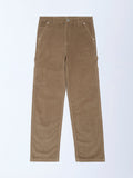 Y&F Kids Taupe Relaxed-Fit Mid-Rise Cotton-Blend Trousers