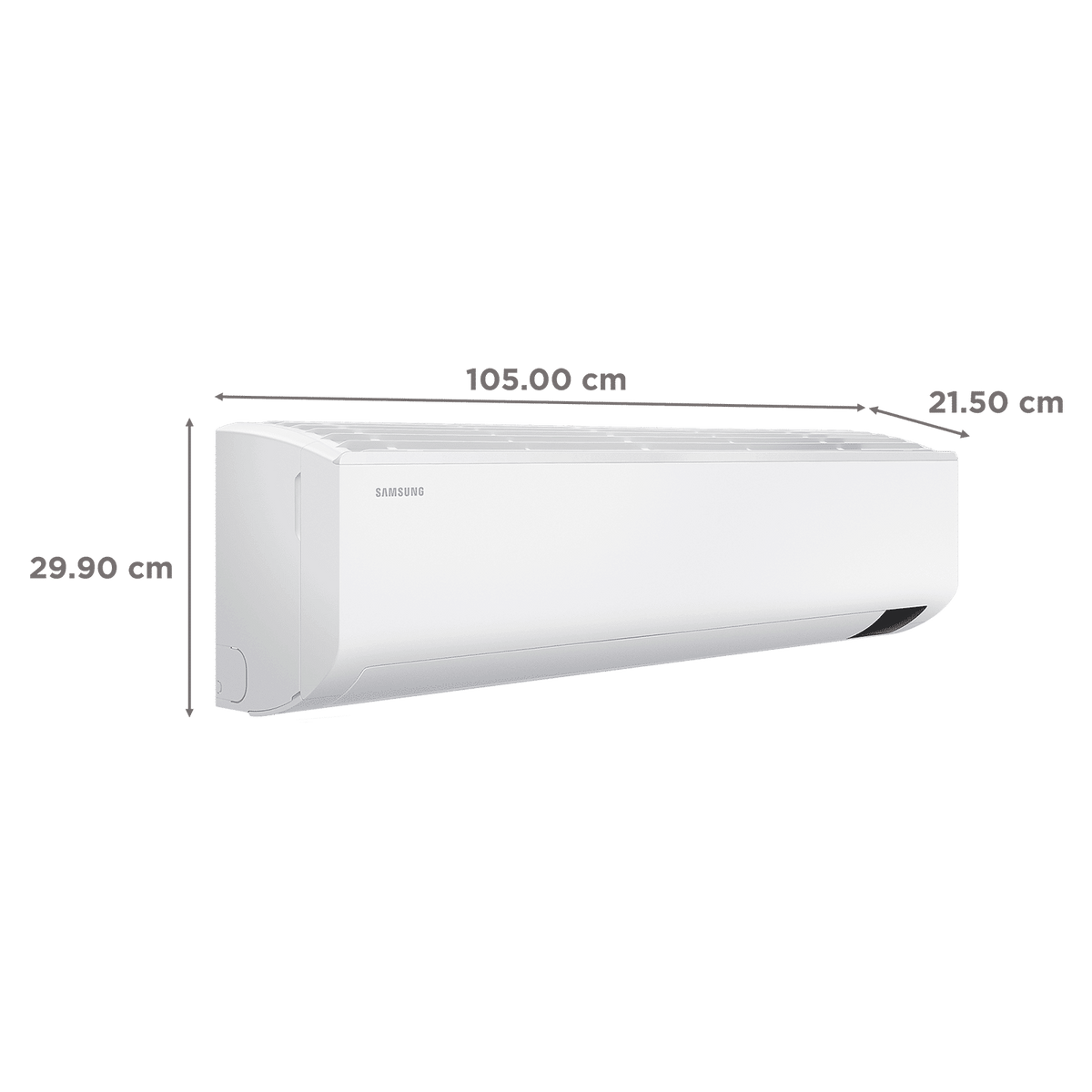 SAMSUNG CY 5 in 1 Convertible 1.5 Ton 5 Star Inverter Split AC with Anti Bacterial Filter (Copper Condenser, AR18CY5ZAWKNNA)