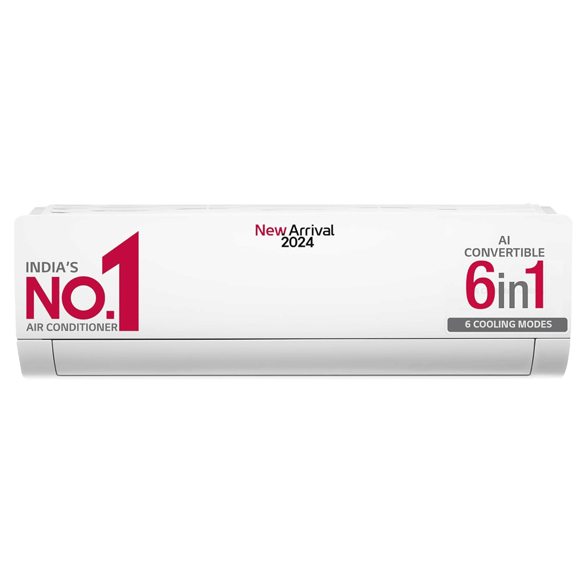 LG TS 6 in 1 Convertible 1.5 Ton 5 Star Dual Inverter Split AC with AI Technology (Copper Condenser, TS-Q19ANZE.AMLG)