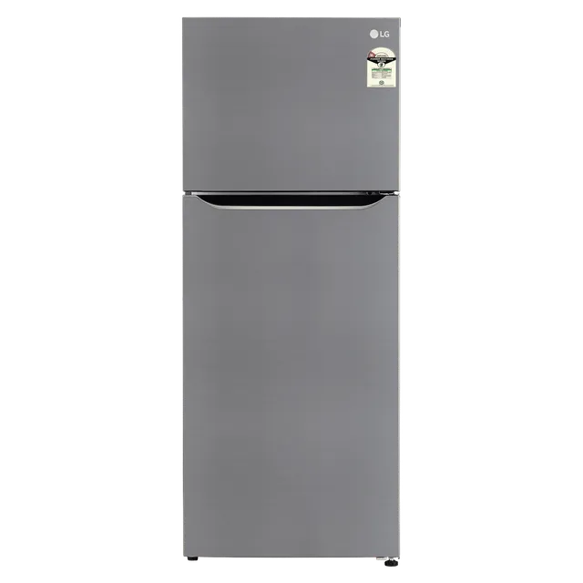 LG 446 Litres 1 Star Frost Free Double Door Convertible Refrigerator (GL-T502CPZR, Shiny Steel)