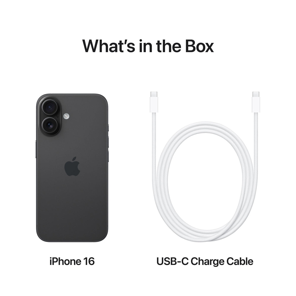 Apple iPhone 16 (128GB, Black)