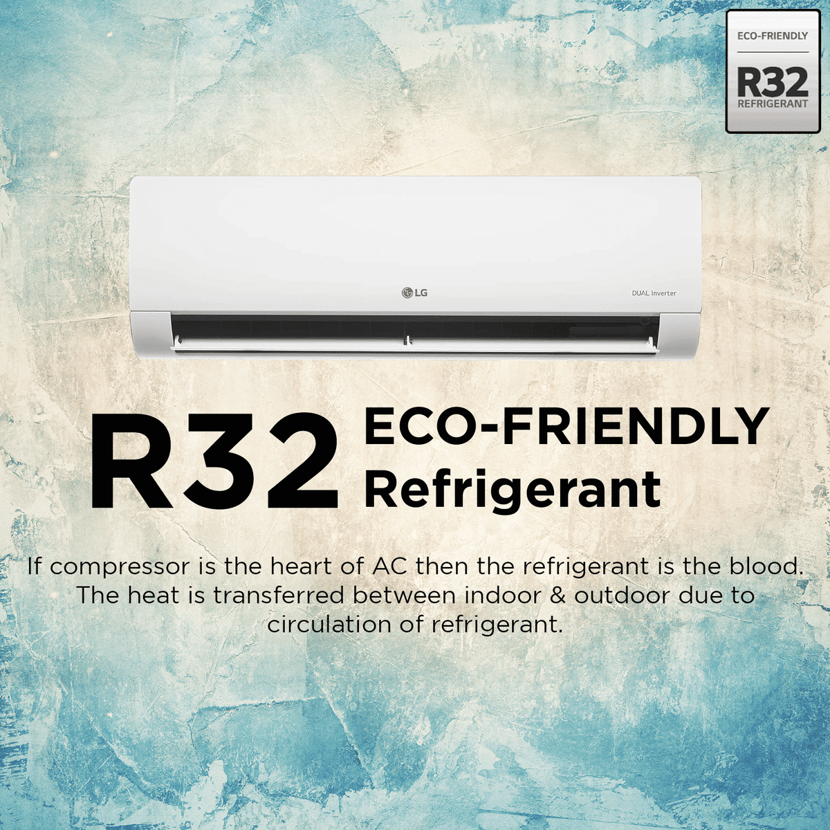 LG 6 in 1 Convertible 1.5 Ton 5 Star Dual Inverter Split AC with HD Filter (2025 Model, Copper Condenser, US-Q19ANZE.ANLG)