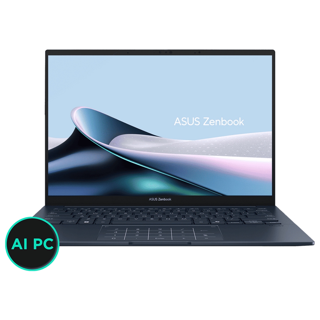 ASUS Zenbook 1 Intel Core Ultra 5 225H Touchscreen Notebook Laptop (16GB, 1TB SSD, Windows 11 Home, 14 inch OLED Display, MS Office 2024, Ponder Blue, 1.28 KG)