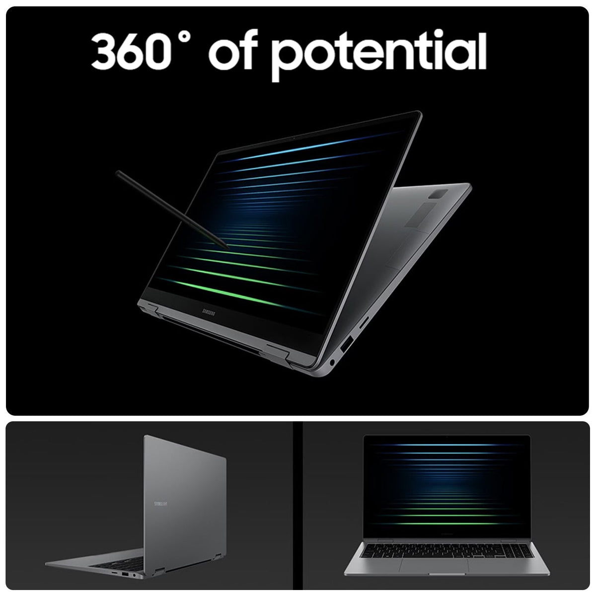 SAMSUNG Galaxy Book5 360 Intel Core Ultra 7 Touchscreen Thin & Light Laptop