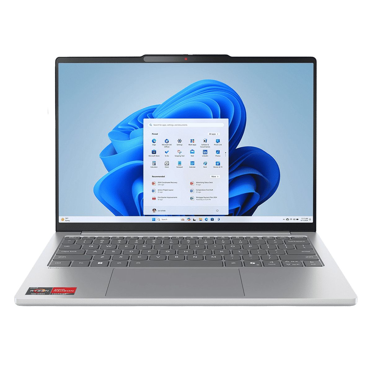 Lenovo IdeaPad Slim 5 13ARP10 AMD Ryzen 7 Thin & Light Laptop (16GB, 512GB SSD, Windows 11 Home, 13.3 inch WUXGA IPS Display, MS Office Home 2024, Cloud Grey, 1.15 KG)