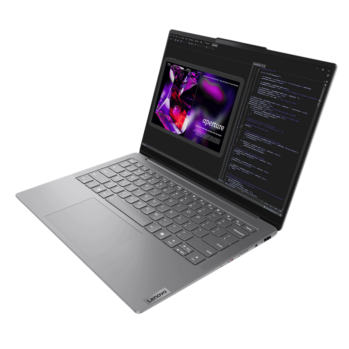 Lenovo Yoga Slim 7 14IMH9 Intel Core Ultra 5 Laptop (16GB, 1TB SSD, Windows 11 Home, 14 inch WUXGA OLED Display, MS Office 2024, Luna Grey, 1.39 KG)