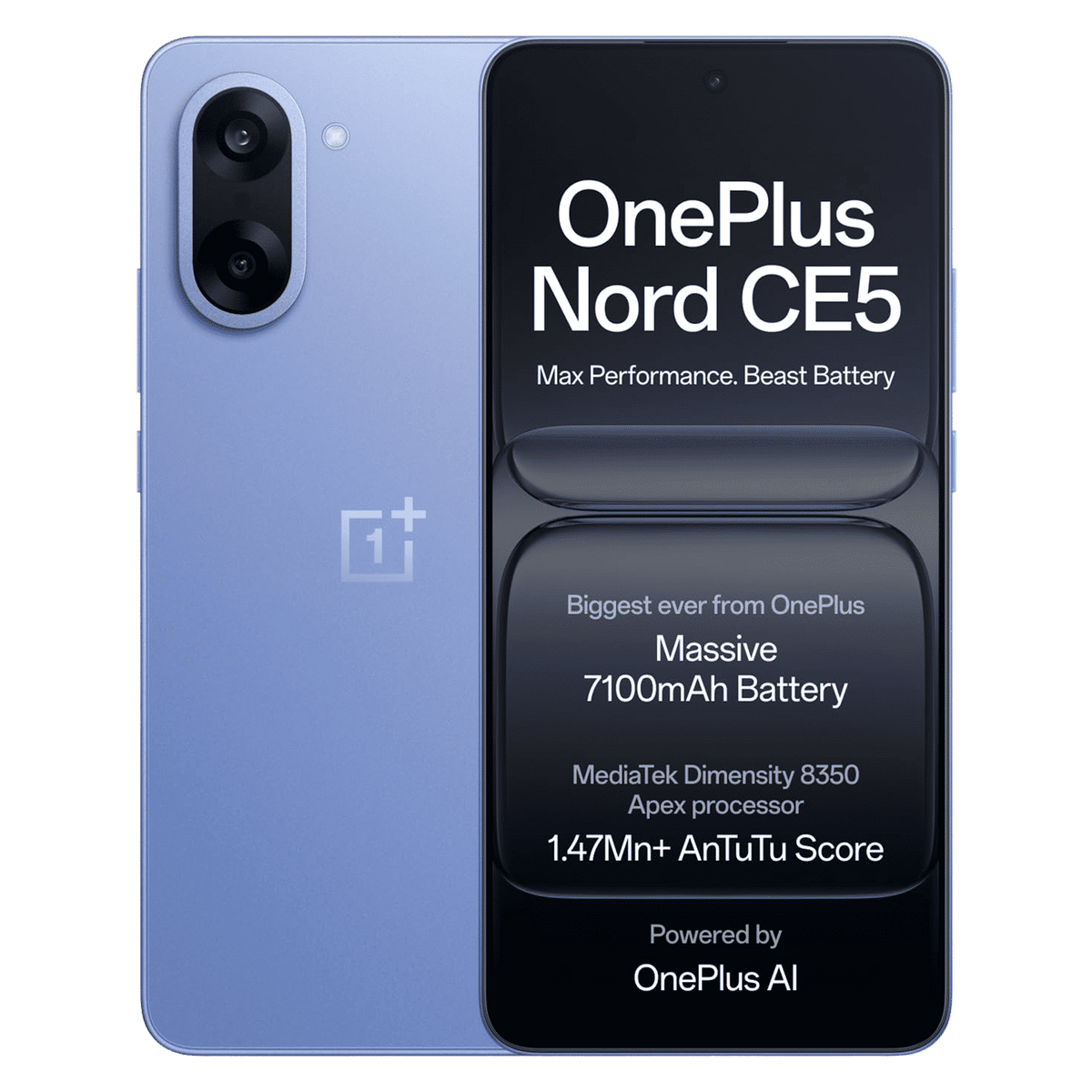 OnePlus Nord CE5 5G (8GB RAM, 256GB, Nexus Blue)