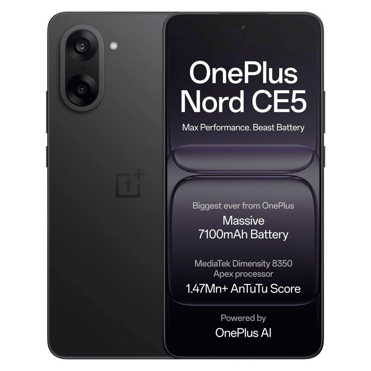 OnePlus Nord CE5 5G (8GB RAM, 128GB, Black Infinity)