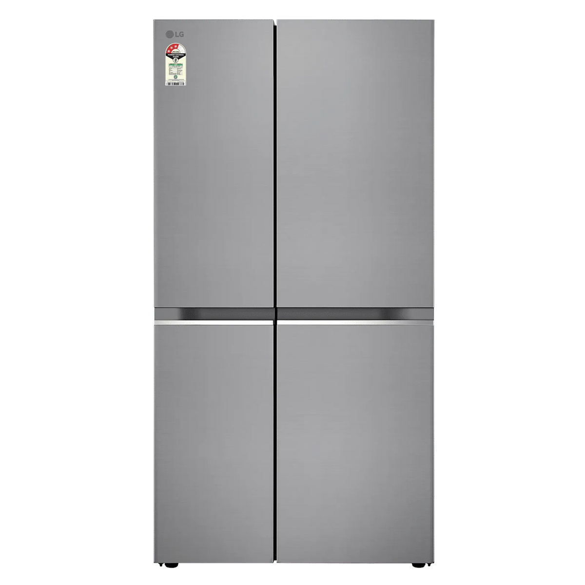 LG 650 Litres 3 Star Frost Free Side by Side Refrigerator (GL- B257HPZ3, Shiny  Steel)