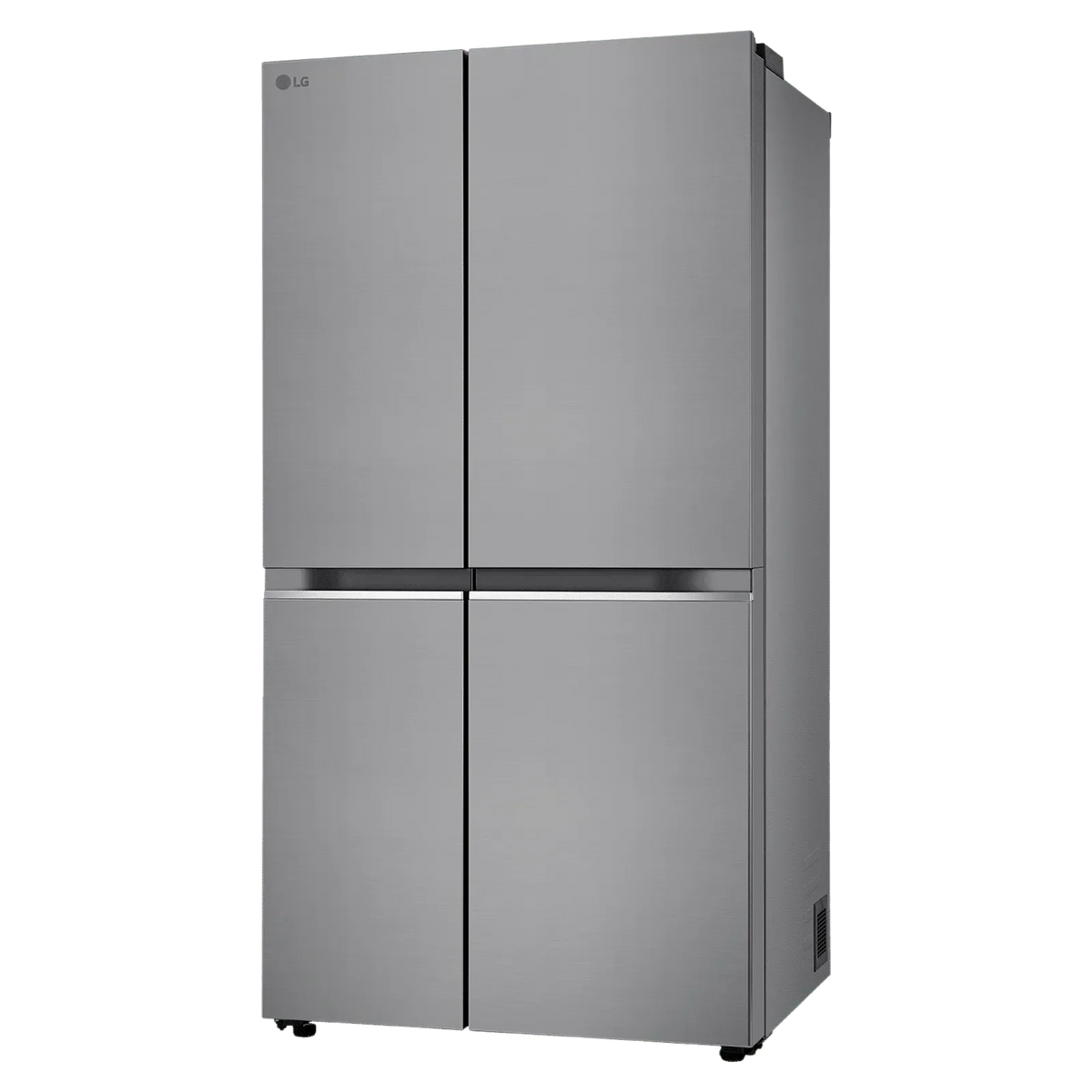 LG 650 Litres 3 Star Frost Free Side by Side Refrigerator (GL- B257HPZ3, Shiny  Steel)