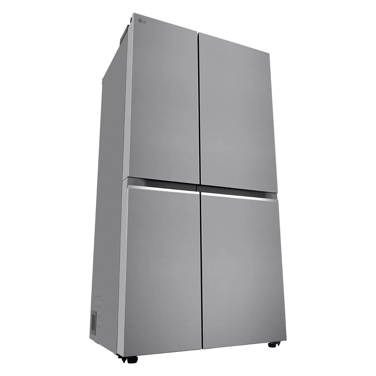 LG 650 Litres 3 Star Frost Free Side by Side Refrigerator (GL- B257HPZ3, Shiny  Steel)