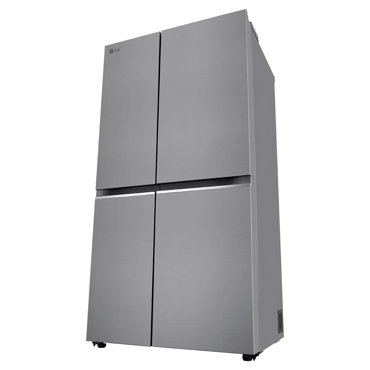 LG 650 Litres 3 Star Frost Free Side by Side Refrigerator (GL- B257HPZ3, Shiny  Steel)