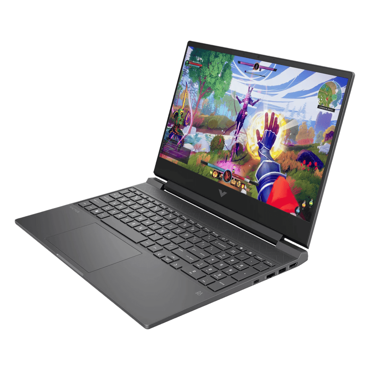 HP Victus 15-fb3185AX AMD Ryzen 7 Gaming Laptop (24GB, 1TB SSD, Windows 11 Home, 8GB Graphics, 15.6 inch 144 Hz Full HD IPS Display, NVIDIA GeForce RTX 5050, MS Office Home 2024, Mica Silver, 2.29 KG)