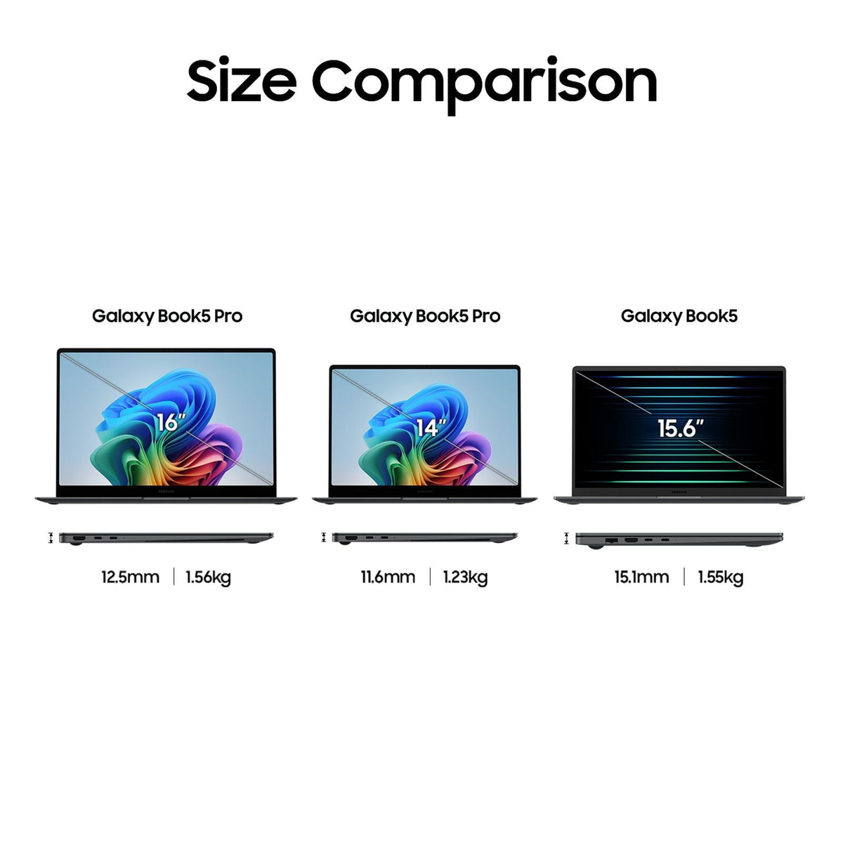 SAMSUNG Galaxy Book5 Intel Core Ultra 7 Thin & Light Laptop (16GB, 512GB SSD, Windows 11 Home, 15.6 inch Full HD IPS Display, MS Office Home 2024, Gray, 1.55 KG)