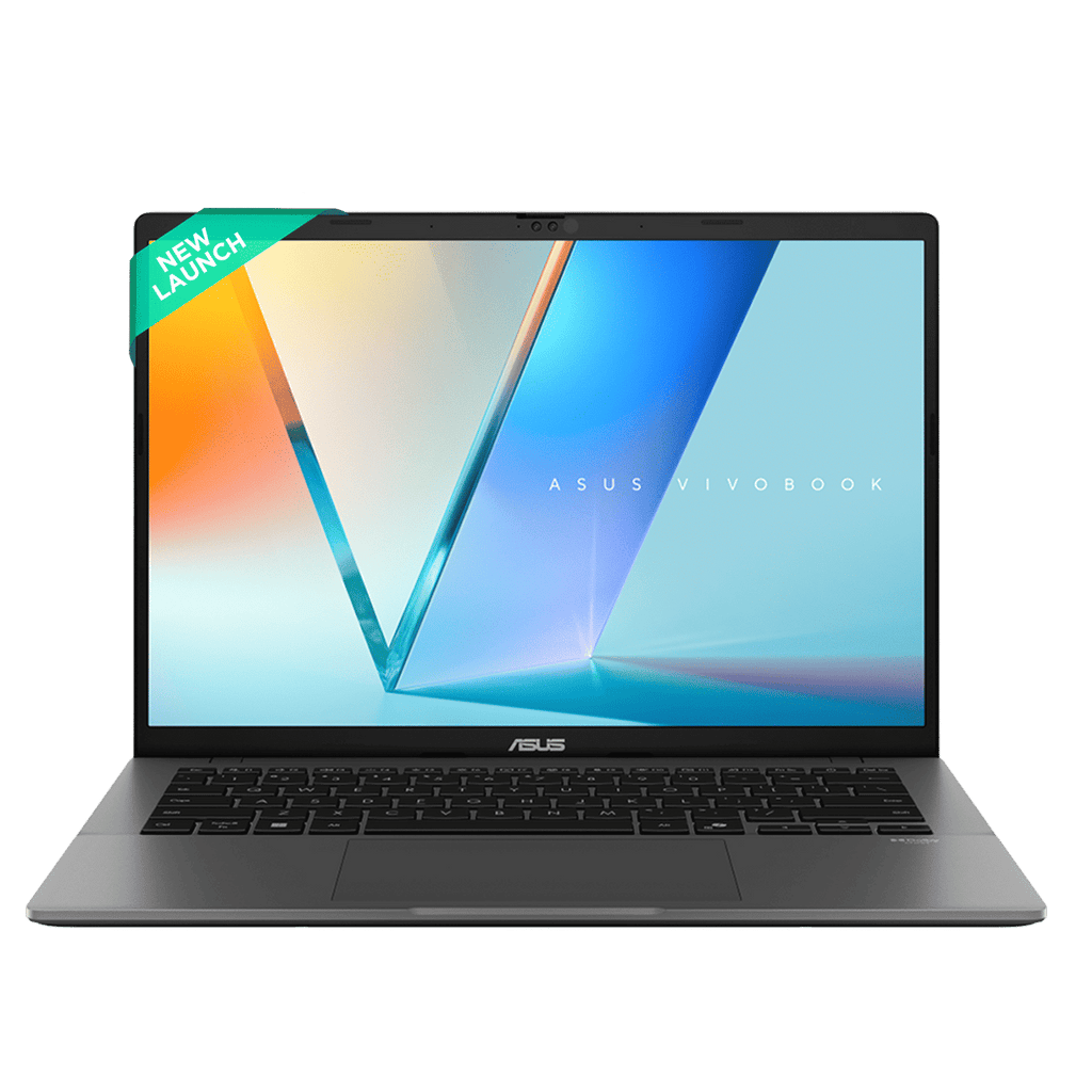 ASUS Vivobook S14 S3407VA-LY080WS Intel Core 5 13th Gen Thin & Light Laptop (16GB, 512GB SSD, Windows 11 Home, 14 inch WUXGA IPS Display, MS Office Home 2024, Matte Gray, 1.4 KG)