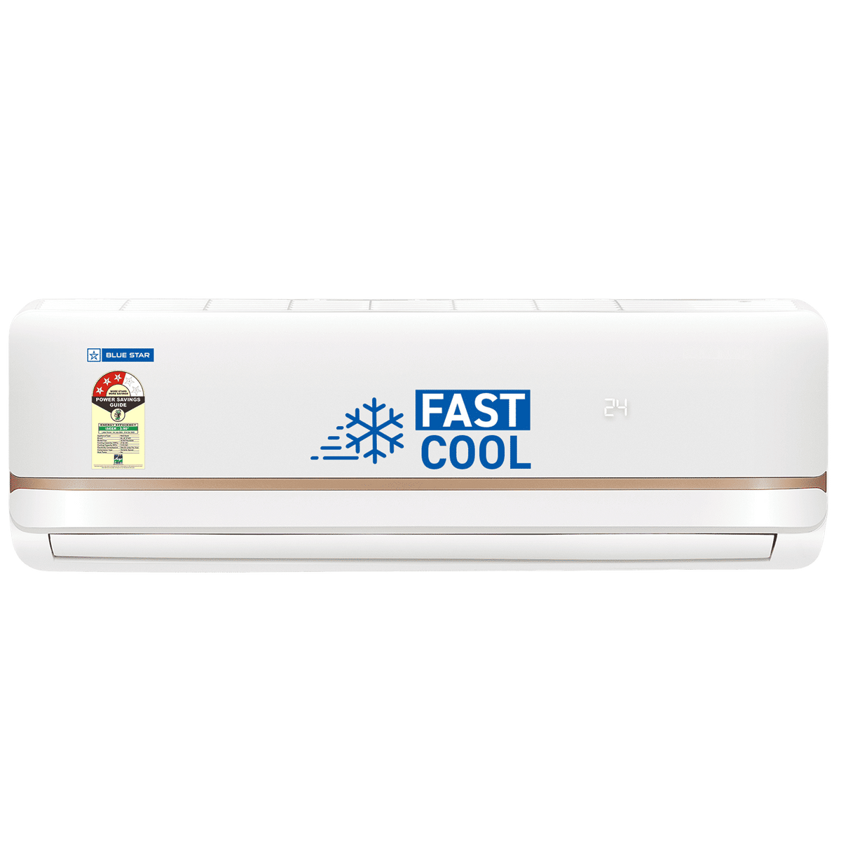 Blue Star T Series 5 in 1 Convertible 0.8 Ton 3 Star Inverter Split Smart AC with DigiQ Hepta Sensors (2025 Model, Copper Condenser, IA309TNU)