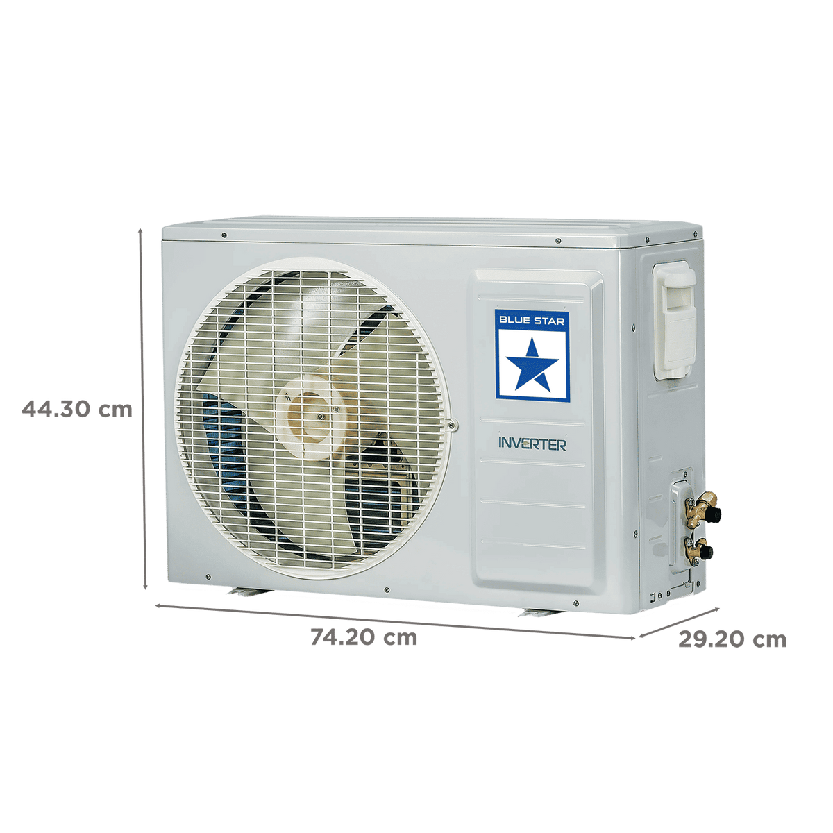 Blue Star T Series 5 in 1 Convertible 0.8 Ton 3 Star Inverter Split Smart AC with DigiQ Hepta Sensors (2025 Model, Copper Condenser, IA309TNU)