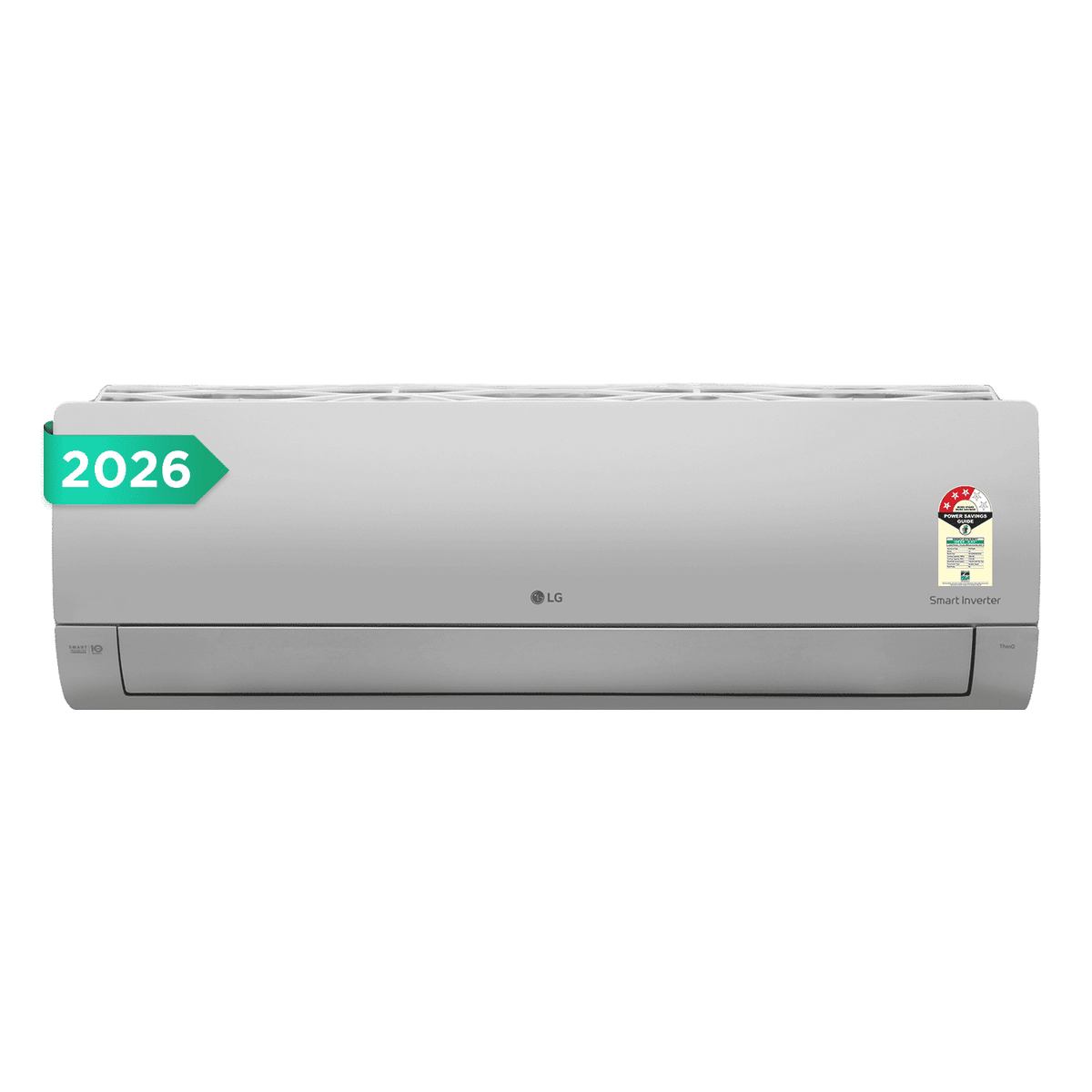 LG 6 in 1 Convertible 2 Ton 3 Star Dual Inverter Split Smart AC with Smart Dehumidification (2026 Model, Copper Condenser, AS-Q24ENXE.ANLG)