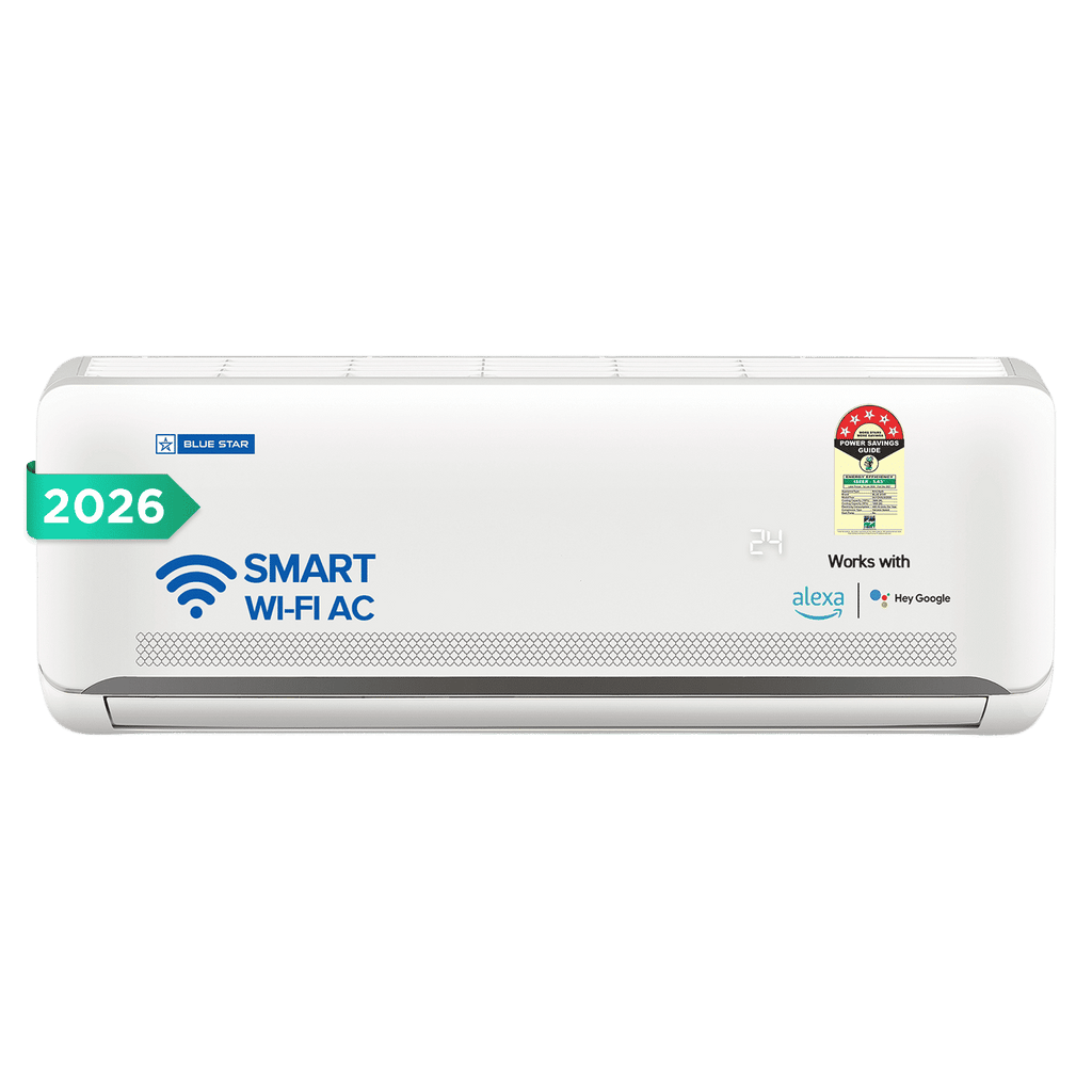 Blue Star N Series Convertible 1 Ton 5 Star Inverter Split Smart AC with Voice Command Technology (2026 Model, Copper Condenser, IA512NXUS)